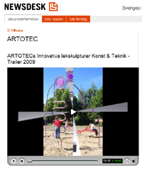 ARTOTECs Trailer på Newsdesk!