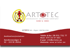 ARTOTEC VISITKORT